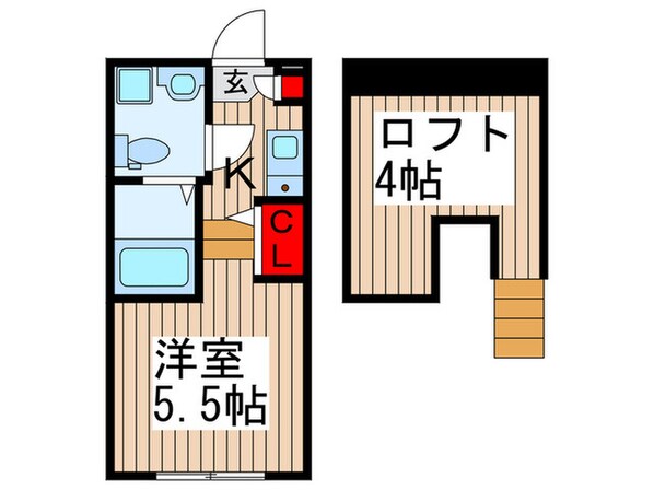 ルーク花畑の物件間取画像